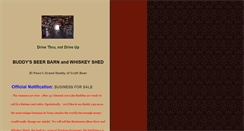 Desktop Screenshot of buddysbeerbarn.com